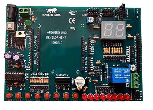 UNO Development Board Shield Compatible For UNO R3 (WITHOUT ARDUINO BOARD)
