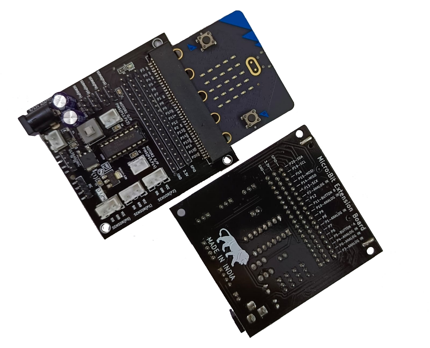 BBC Mirco Bit Expansion Shield (Without Micro Bit Board)